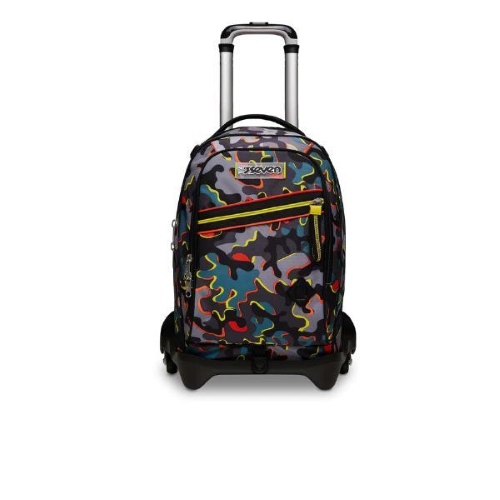 SEVEN DYE ON TROLLEY JACK 3 RUOTE IN POLIESTERE 37X51X27 CM 34 LT TASCA FRONTALE